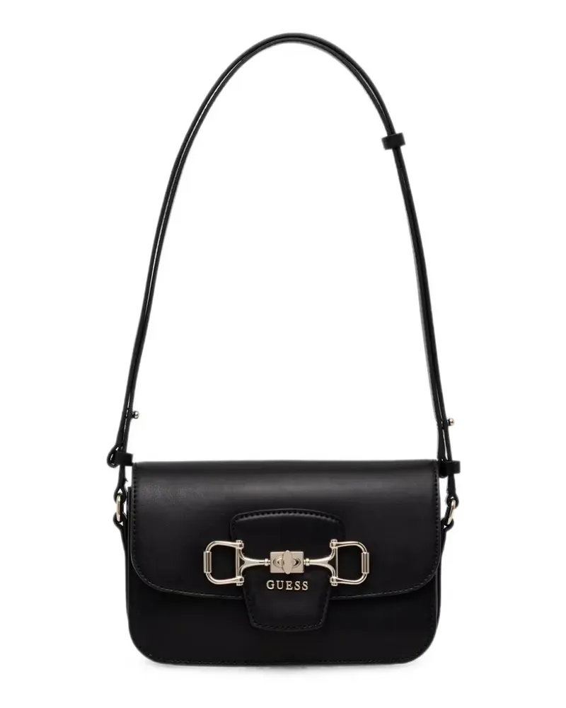 Guess horsebit-detail crossbody bag - Schwarz Schwarz