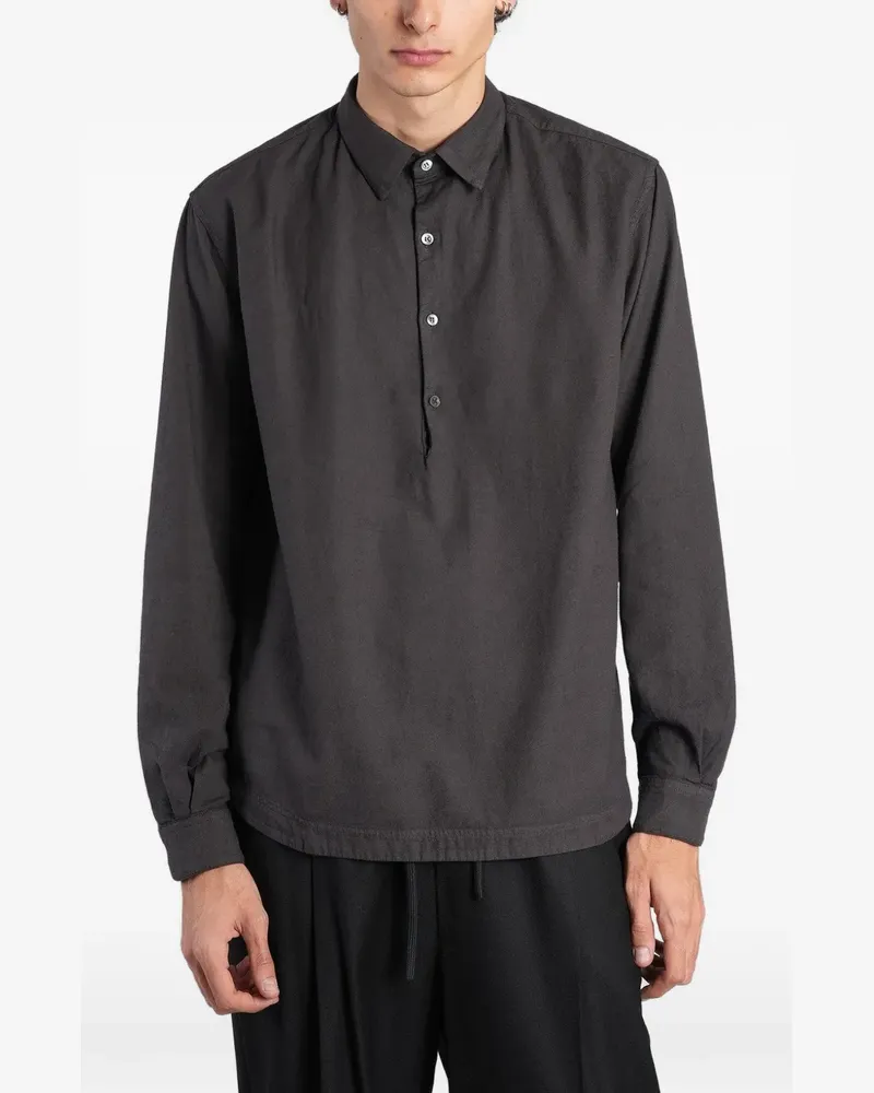 BARENA Pavan S Popover-Hemd - Braun Braun