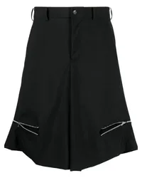 Comme des Garçons Shorts mit weitem Bein Schwarz