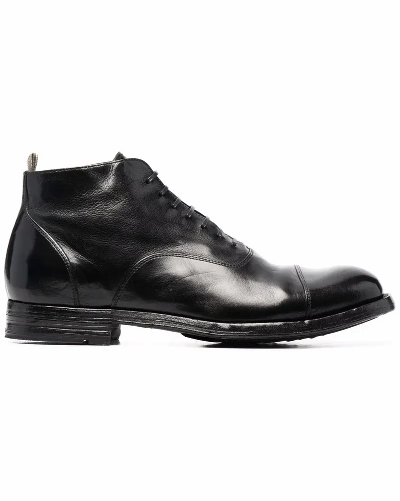 Officine Creative Italia Balance Schnürstiefel - Schwarz Schwarz