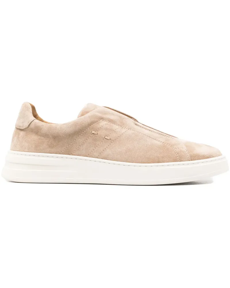Henderson leather sneakers - Nude Nude