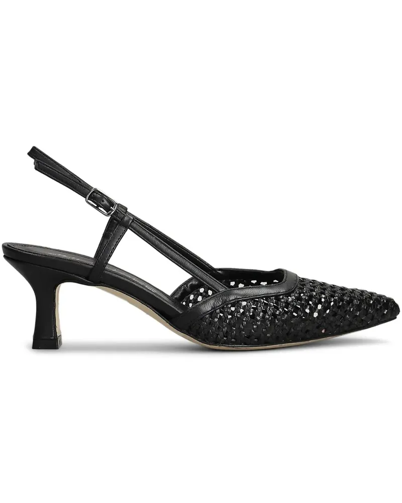 Julie Dee Pumps aus Leder 65mm - Schwarz Schwarz