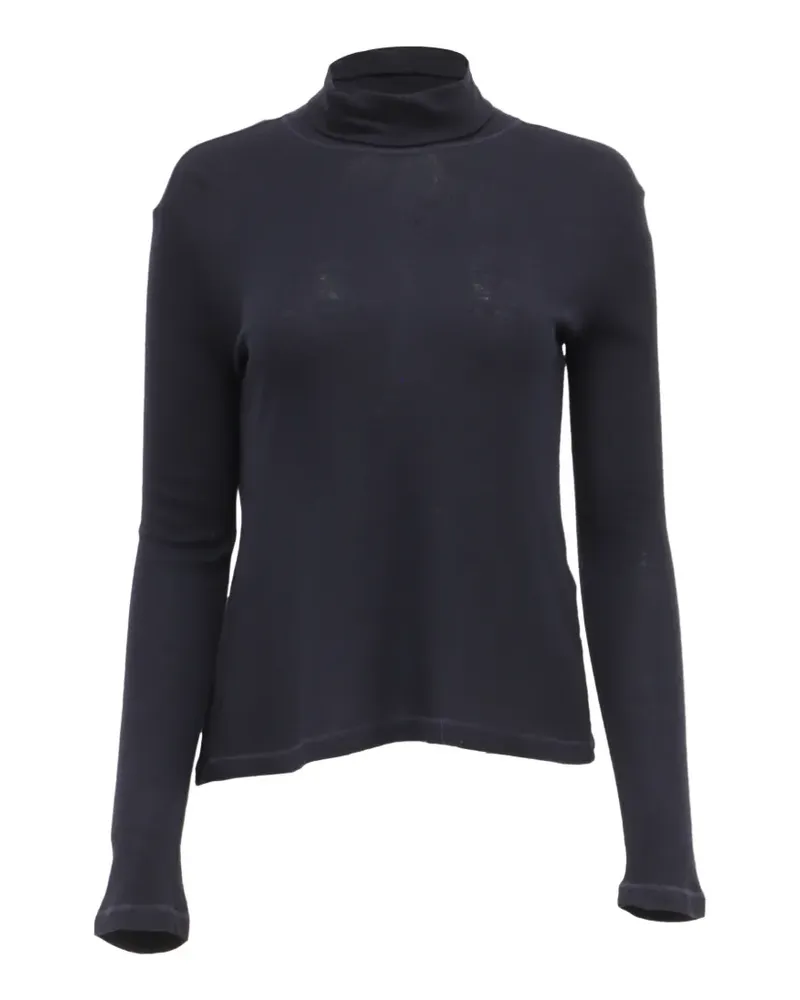 Totême Gerippter Rollkragenpullover - Blau Blau