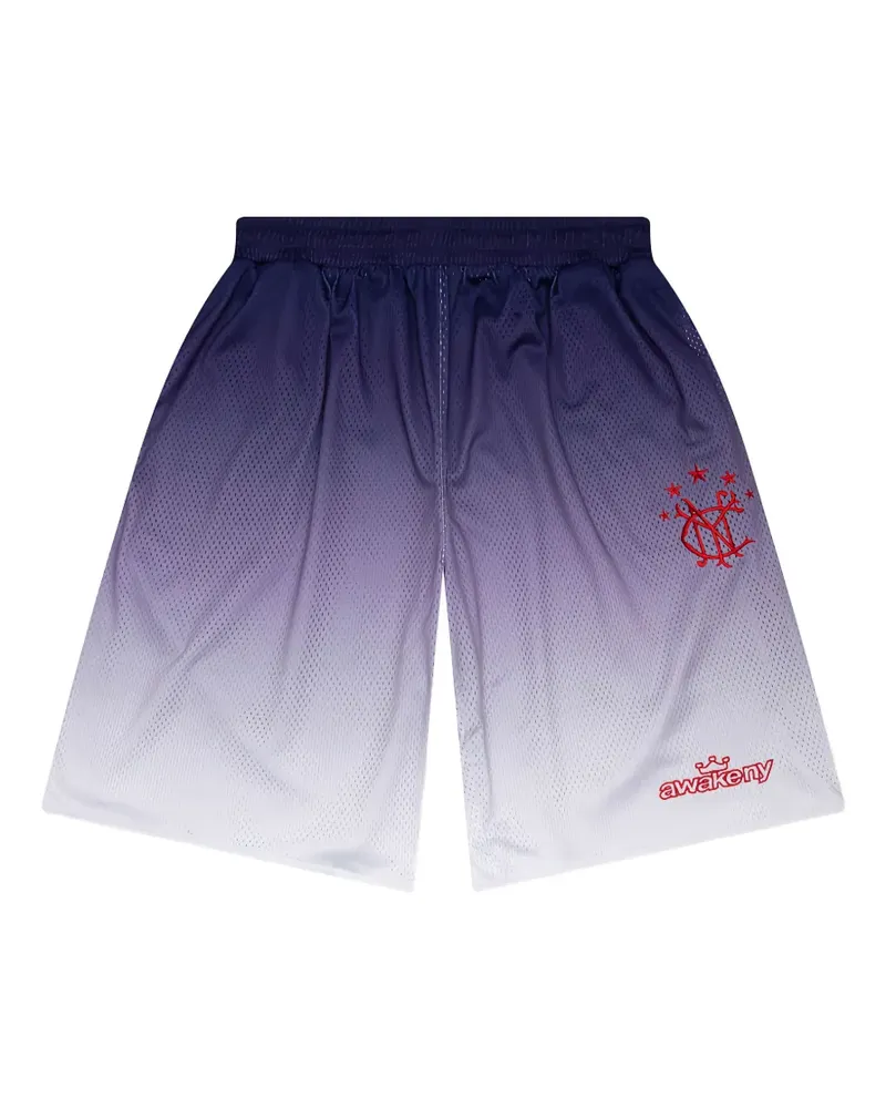 AWAKE NY gradient-effect mesh shorts - Violett Violett