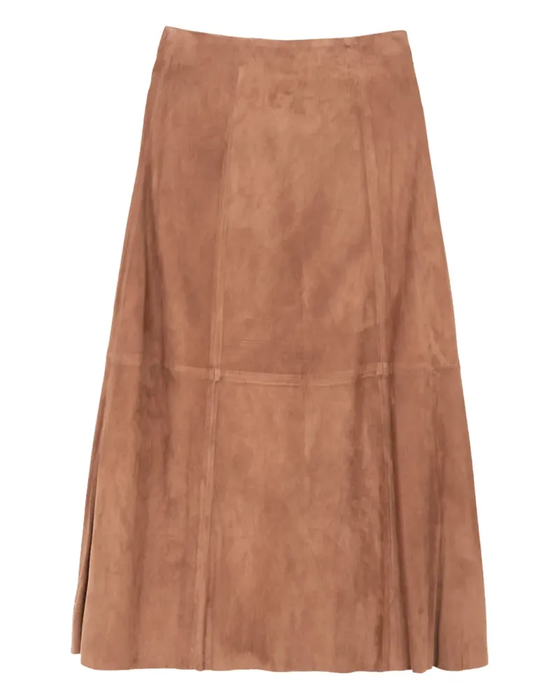 Herno panelled midi skirt - Braun Braun