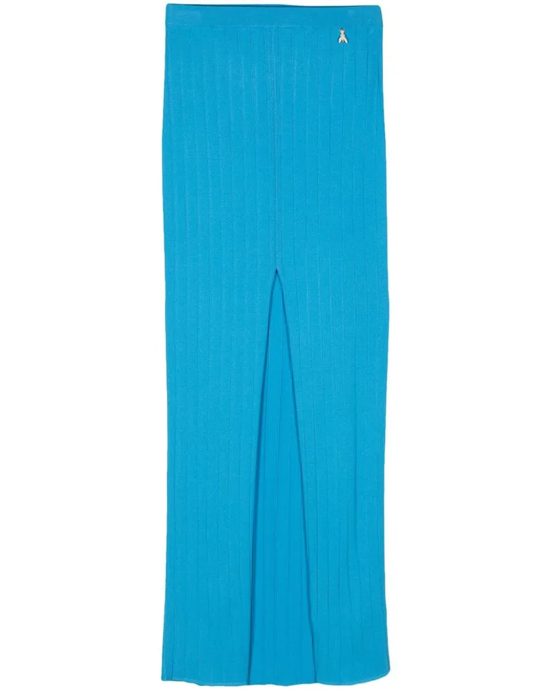 Patrizia Pepe Gerippter Maxirock - Blau Blau