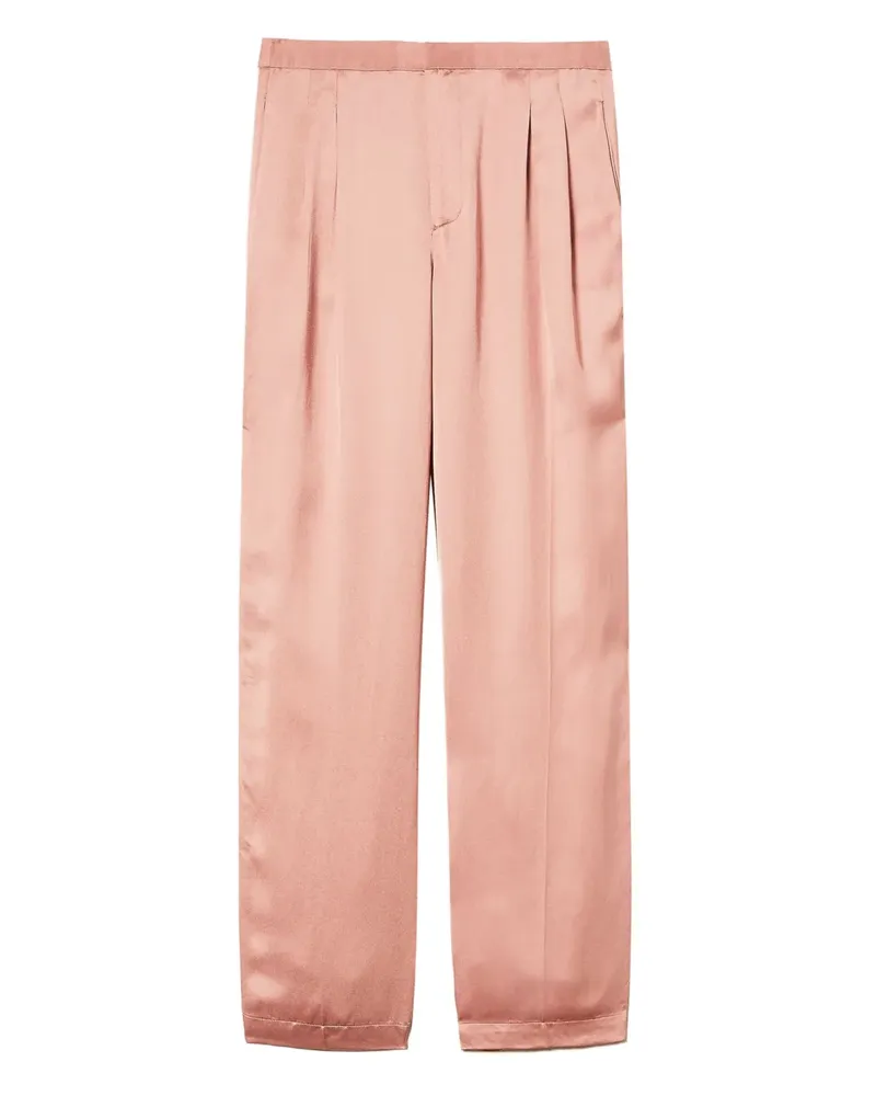 Twin-Set Hose aus Satin - Rosa Rosa