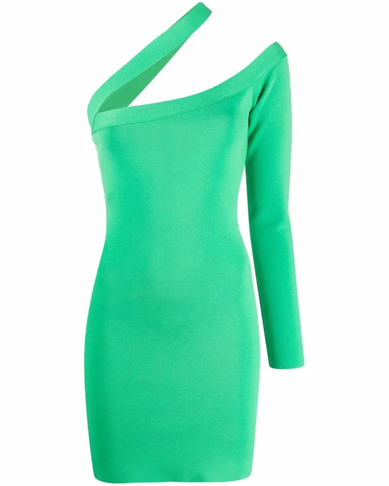 GAUGE81 Asymmetrisches Alzira Minikleid - Grün Grün