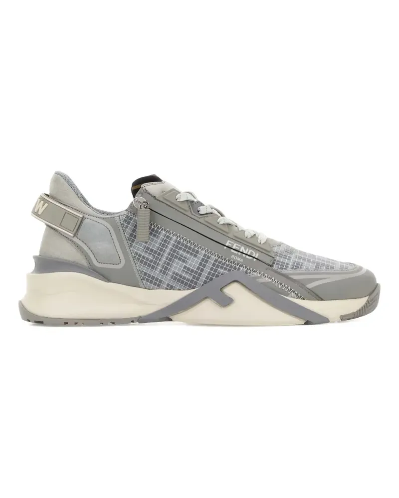 Fendi zip-fastening sneakers - Grau Grau
