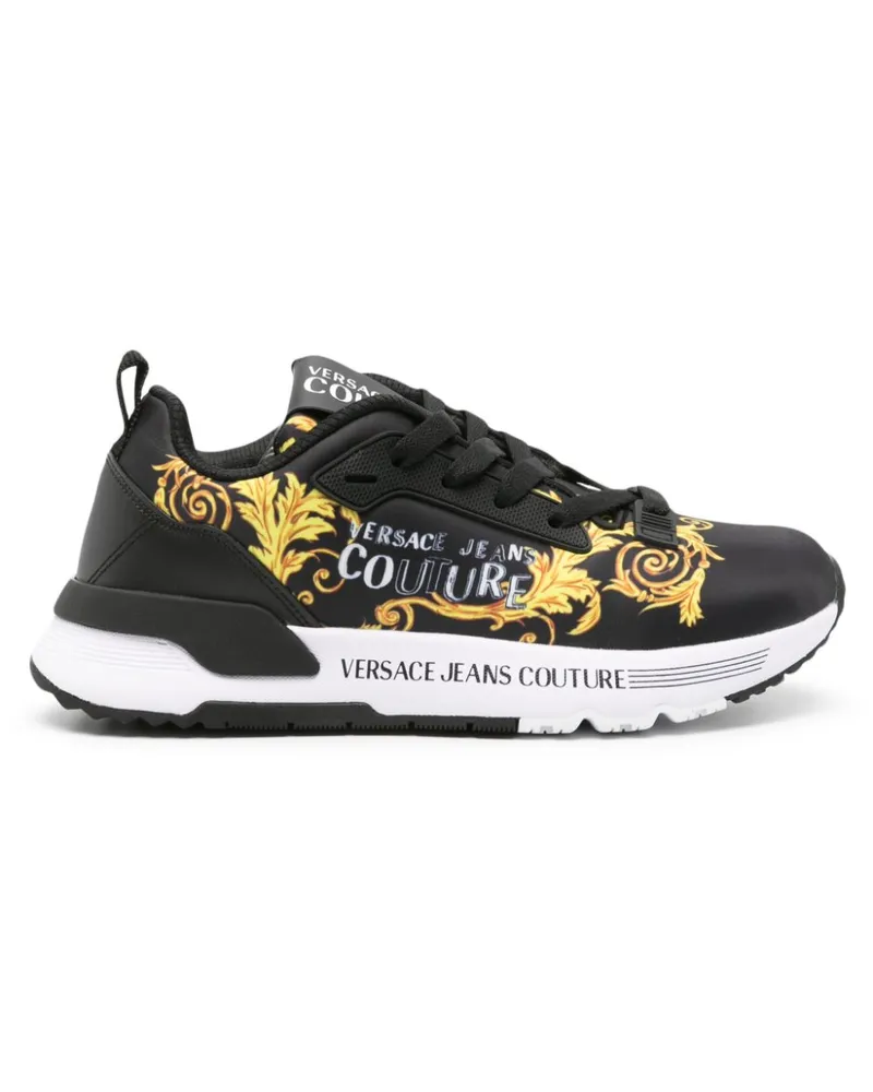 Versace Jeans Dynamic Barocco Sneakers - Schwarz Schwarz