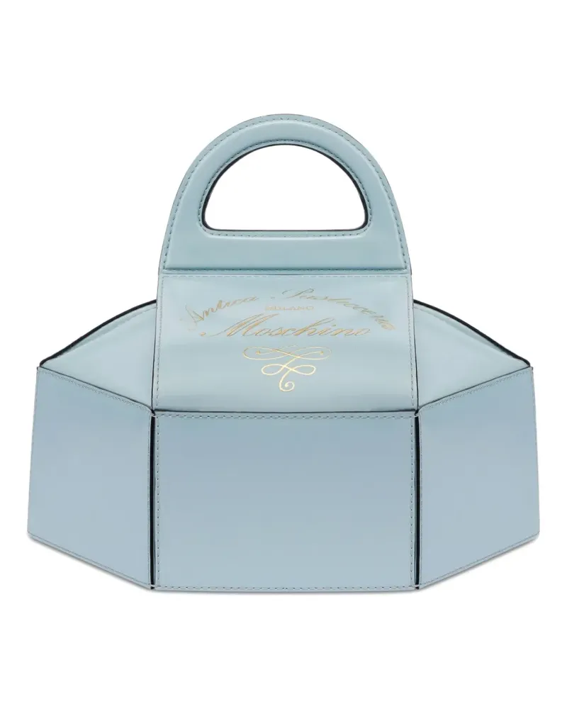 Moschino Tote Bag mit Logo-Stempel - Blau Blau