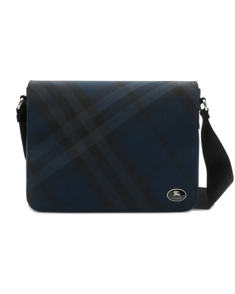 Burberry Grid Kuriertasche - Blau Blau