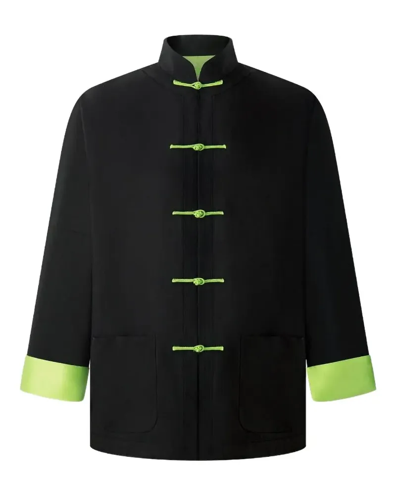 Shanghai Tang Jacke mit Stehkragen - Schwarz Schwarz