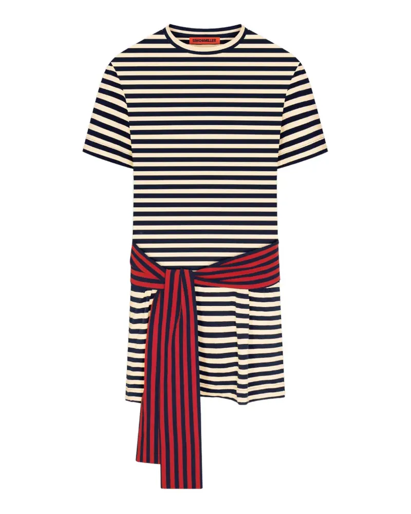 Simon Miller Lottie striped T-shirt dress - Blau Blau