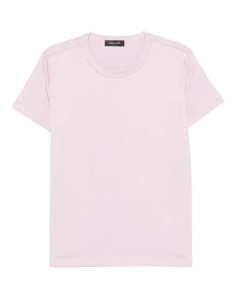 Fabiana Filippi round neck T-shirt - Rosa Rosa