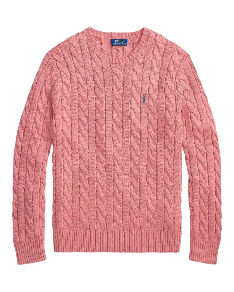 Ralph Lauren cable-knit cotton jumper - Rosa Rosa