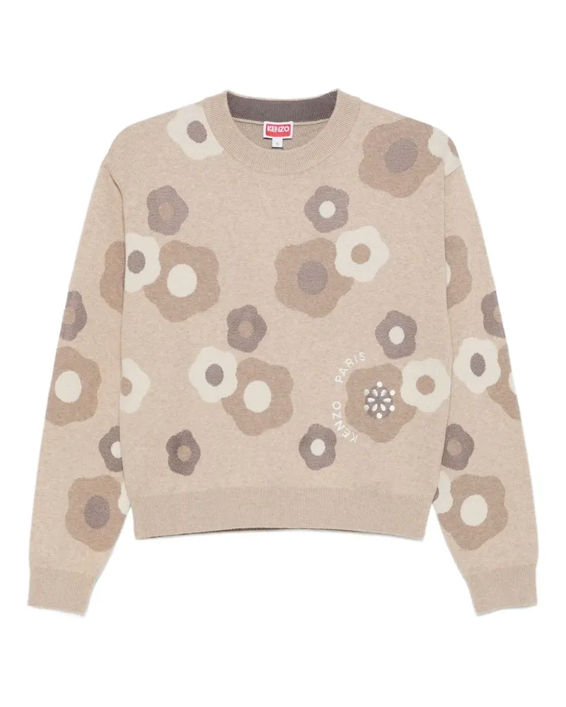 Kenzo Hana Dots Pullover mit rundem Ausschnitt - Nude Nude