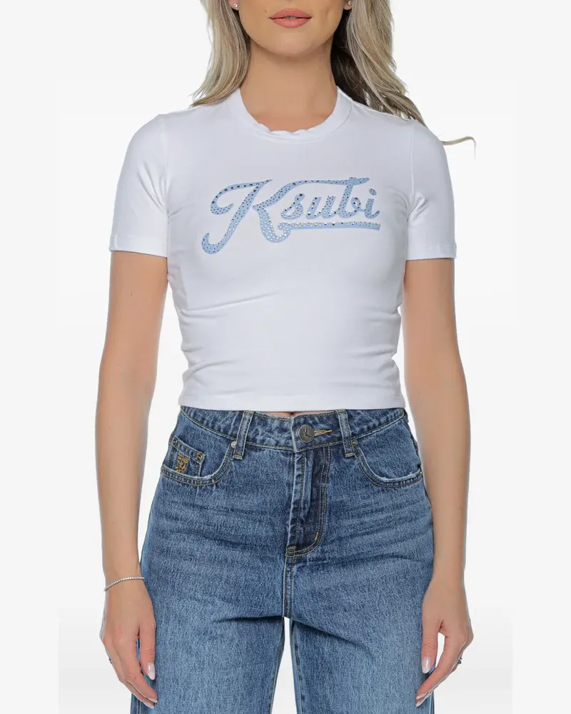 ksubi Bling logo-print T-shirt - Weiß Weiß