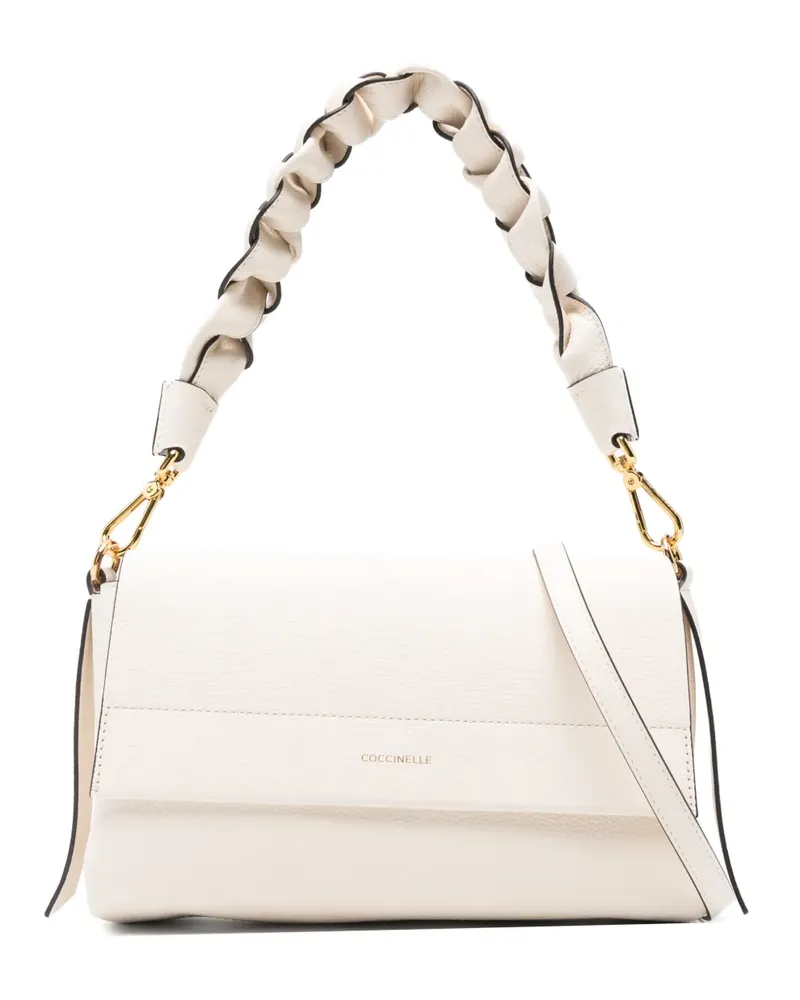 Coccinelle twisted-strap shoulder bag - Nude Nude