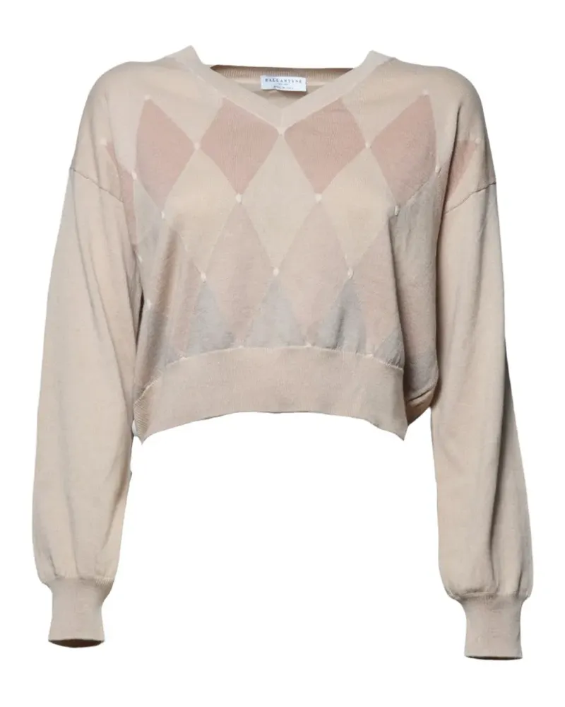 Ballantyne argyle-intarsia sweater - Rosa Rosa