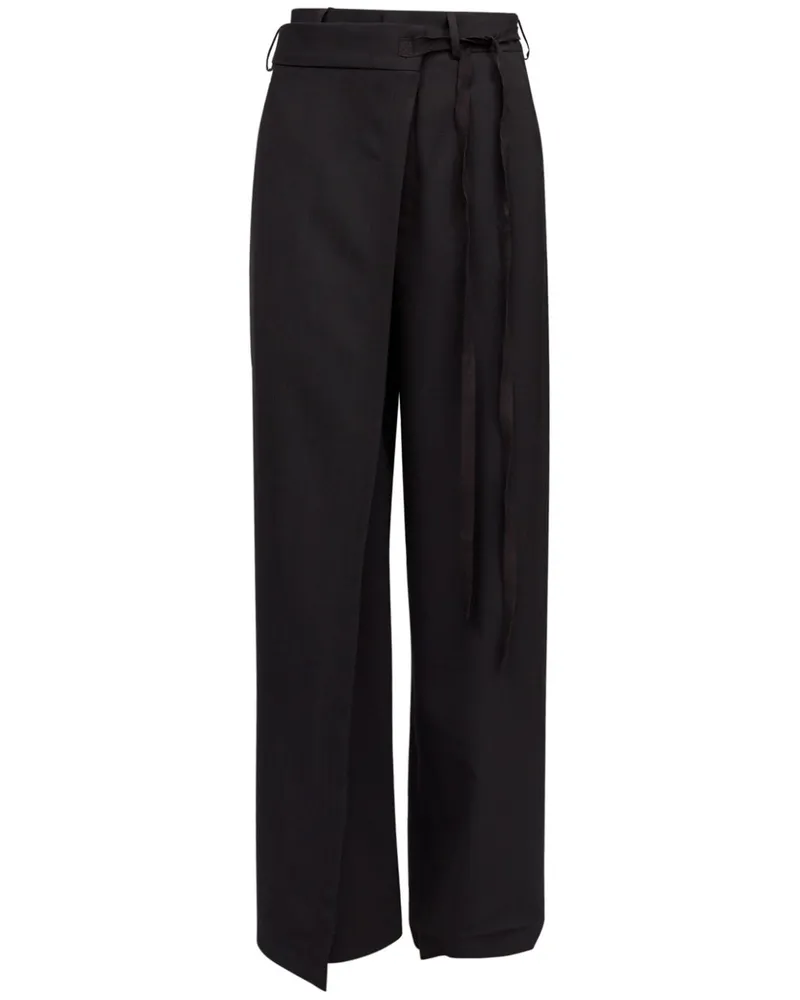 Maison Margiela Ausgestellte Hose - Schwarz Schwarz