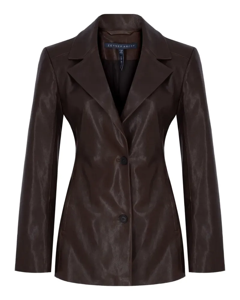 Zeynep Arcay Sakko mit Knopfverschluss - Braun Braun