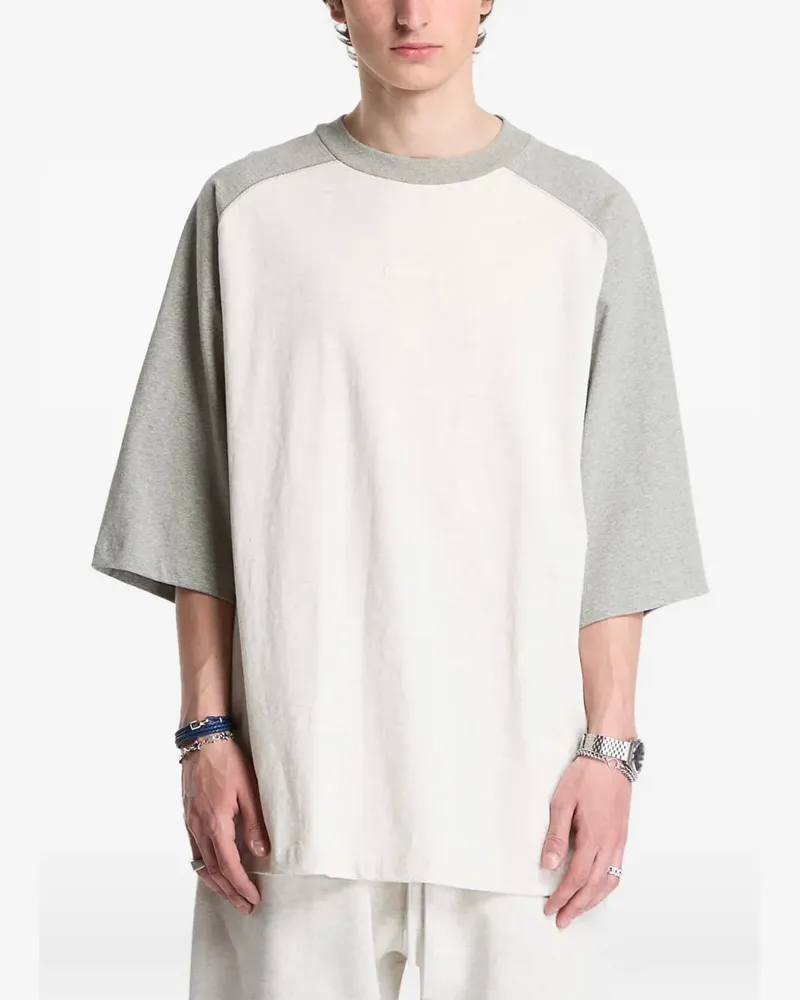 Fear of God T-Shirt mit Raglanärmeln - Nude Nude