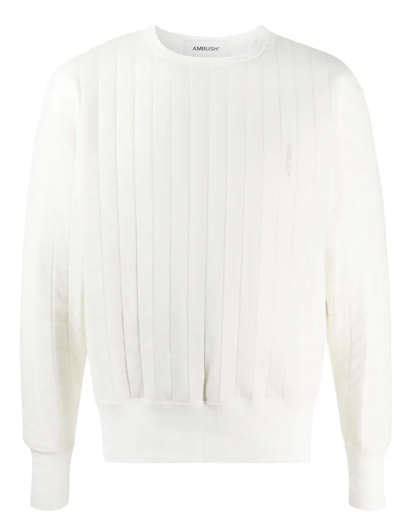 AMBUSH Sweatshirt mit lockerem Schnitt - Weiß Weiß