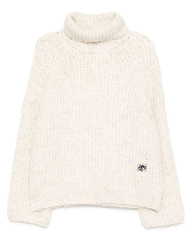 Ground Zero Pullover mit Rollkragen - Weiß Weiß