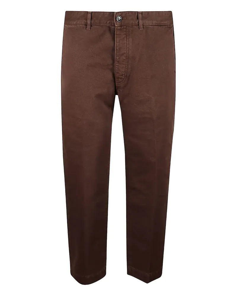 nine:inthe:morning Geknöpfte Chino - Braun Braun