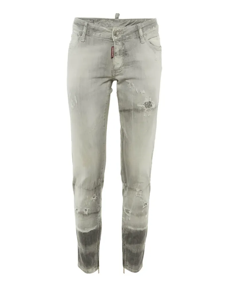 Dsquared2 Skinny-Jeans im Distressed-Look - Grau Grau