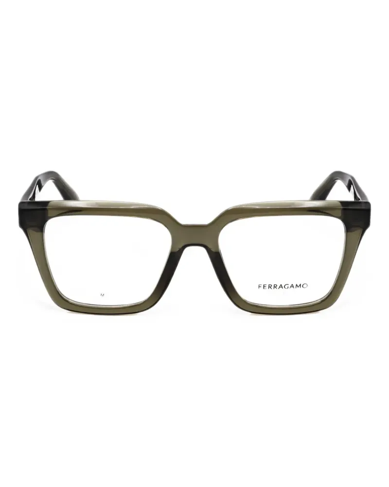 Ferragamo square-frame glasses - Grün Grün