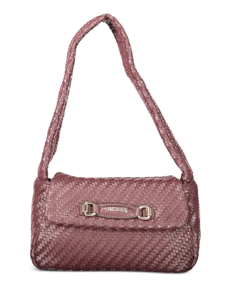 Guess woven-design shoulder bag - Braun Braun