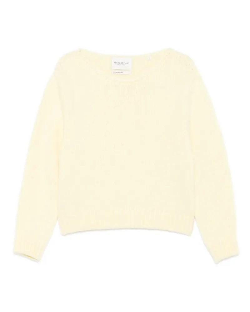 Marc O'Polo Pullover mit U-Boot-Ausschnitt - Gelb Gelb