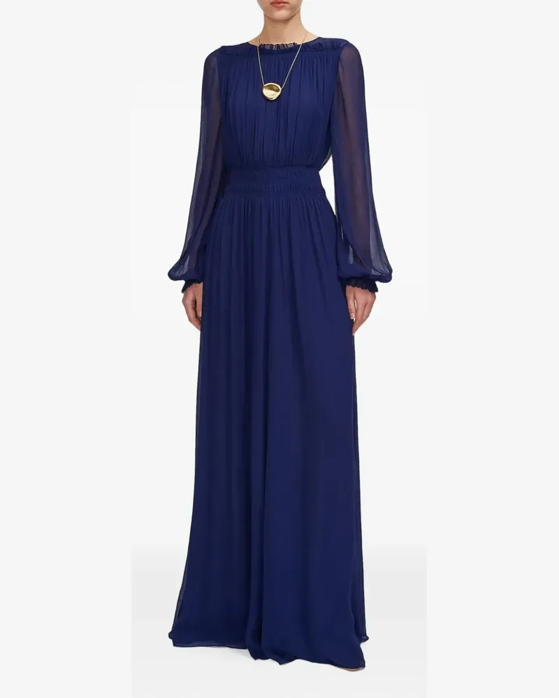 Joseph Olivia Kleid mit Knitteroptik - Blau Blau