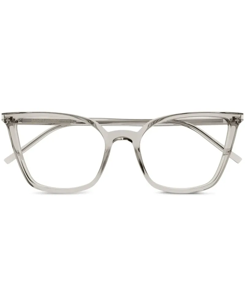 Saint Laurent Brille mit Cat-Eye-Gestell - Nude Nude