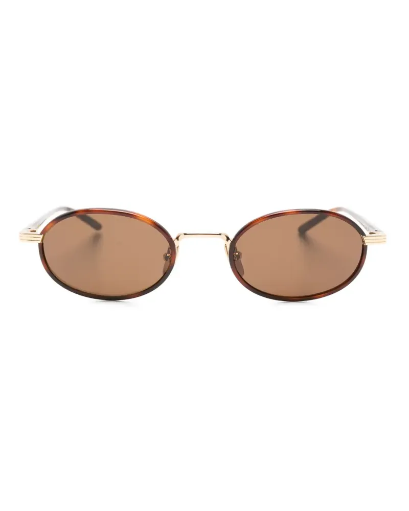 CHIMI Lea oval-frame sunglasses - Braun Braun