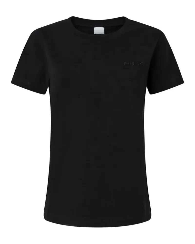 Pinko crew-neck classic T-shirt - Schwarz Schwarz