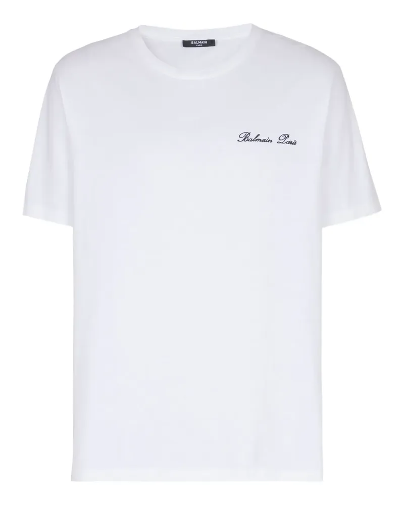 Balmain Klassisches T-Shirt - Weiß Weiß