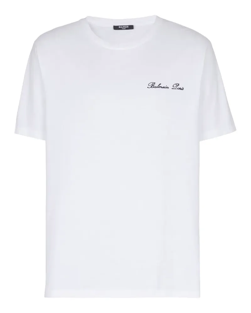 Balmain Klassisches T-Shirt - Weiß Weiß