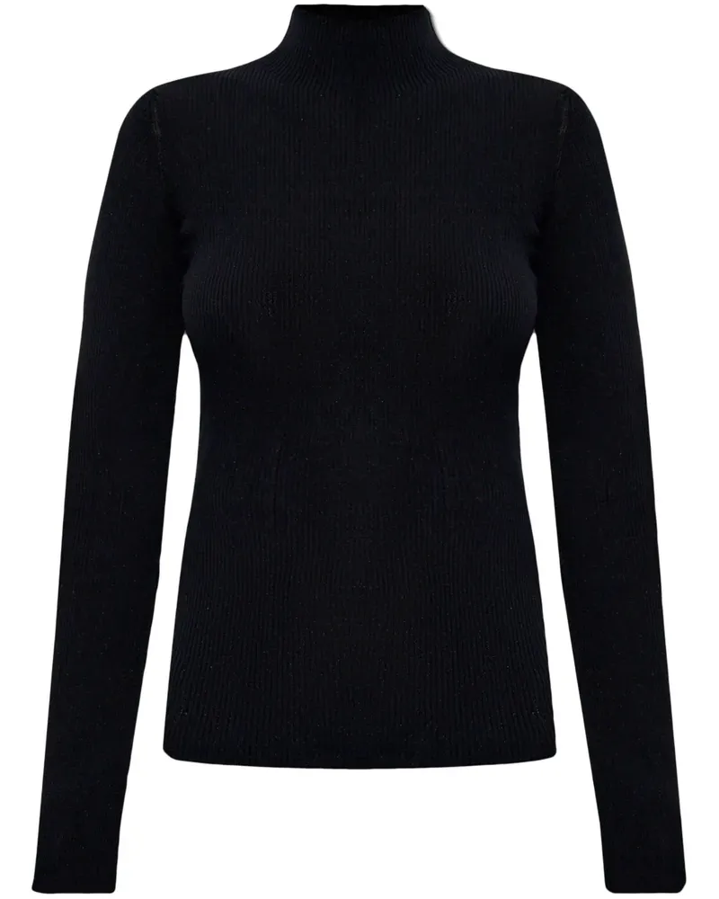 Maison Margiela Pullover mit Rollkragen - Schwarz Schwarz