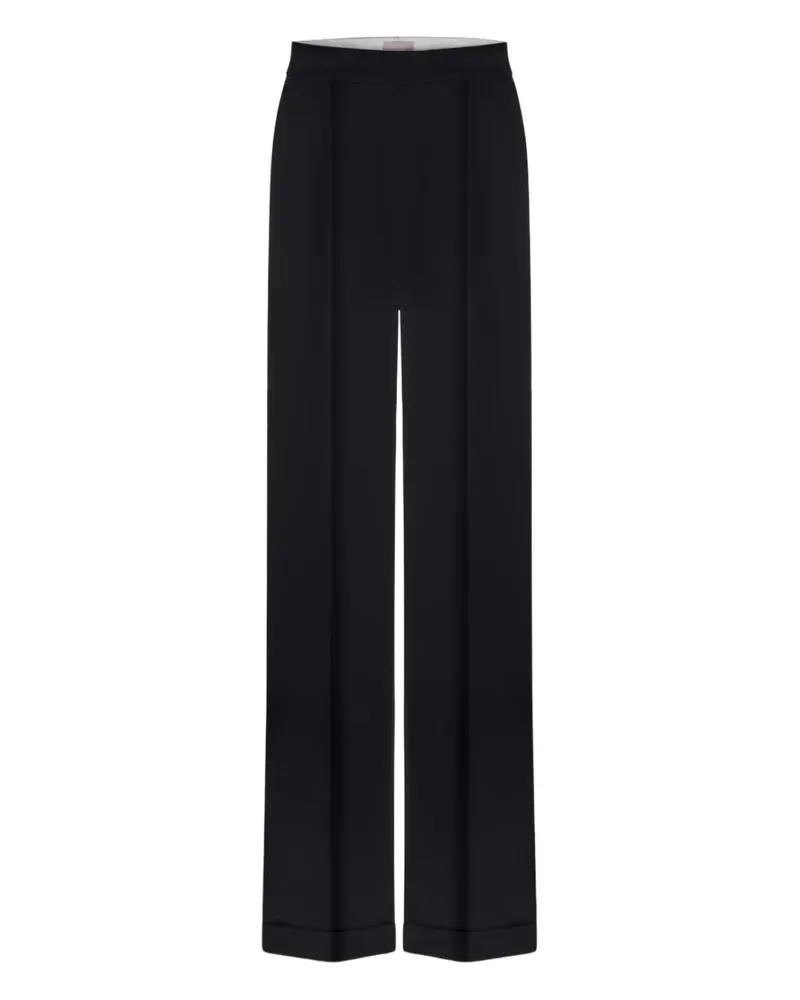 Nuè Klassische Bundfaltenhose - Schwarz Schwarz