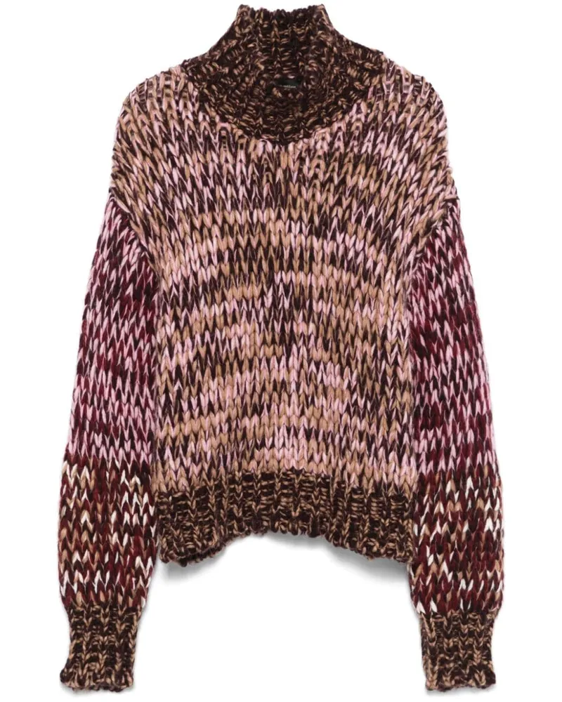 Roberto Collina Grob gestrickter Pullover - Mehrfarbig Mehrfarbig