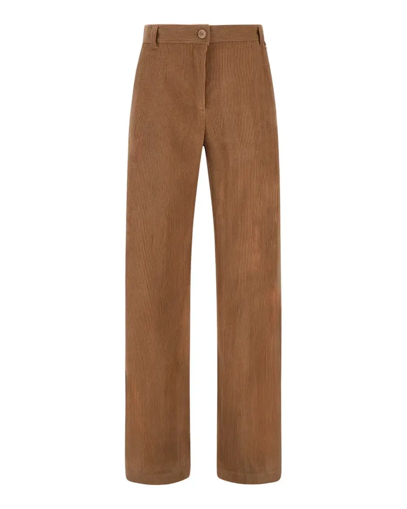 Herno Palazzohose aus Cord - Braun Braun