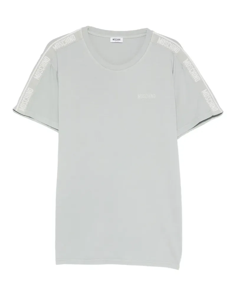 Moschino logo-detail T-shirt - Blau Blau