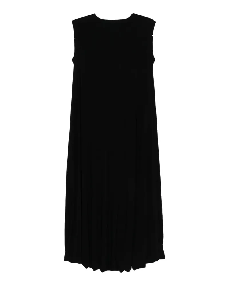 Norma Kamali sleeveless midi dress - Schwarz Schwarz