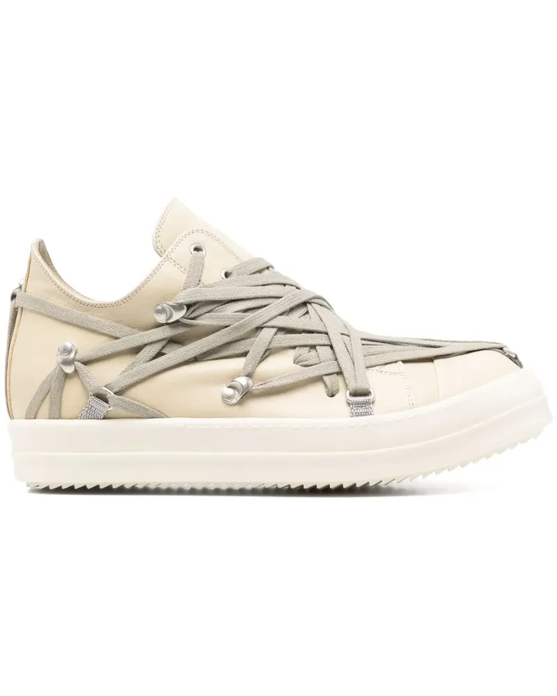 Rick Owens Megalaced Sneakers - Nude Nude