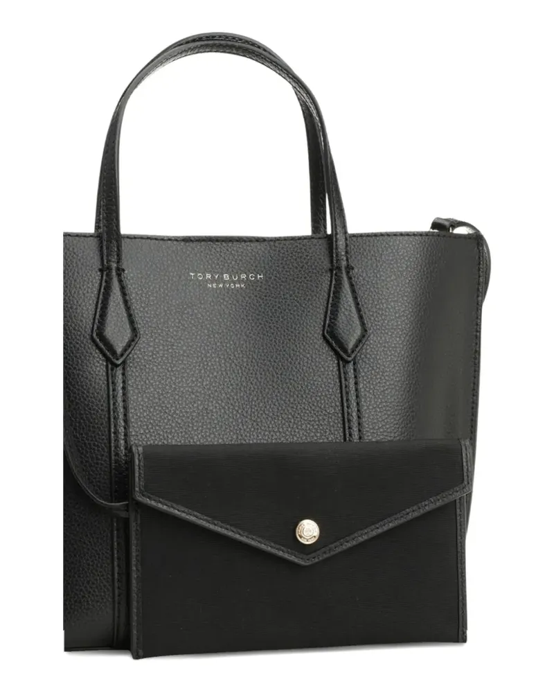 Tory Burch small Perry logo leather shoulder bag - Schwarz Schwarz