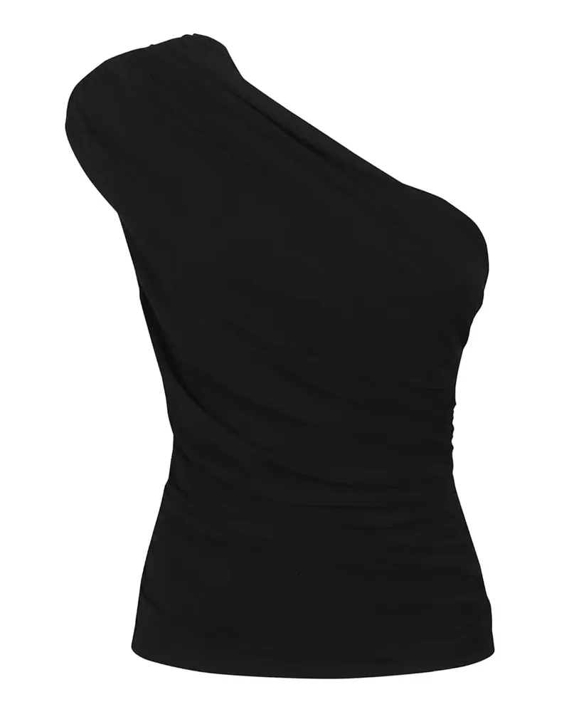 Tory Burch Kleine Perry Schultertasche mit Logo - Schwarz Schwarz