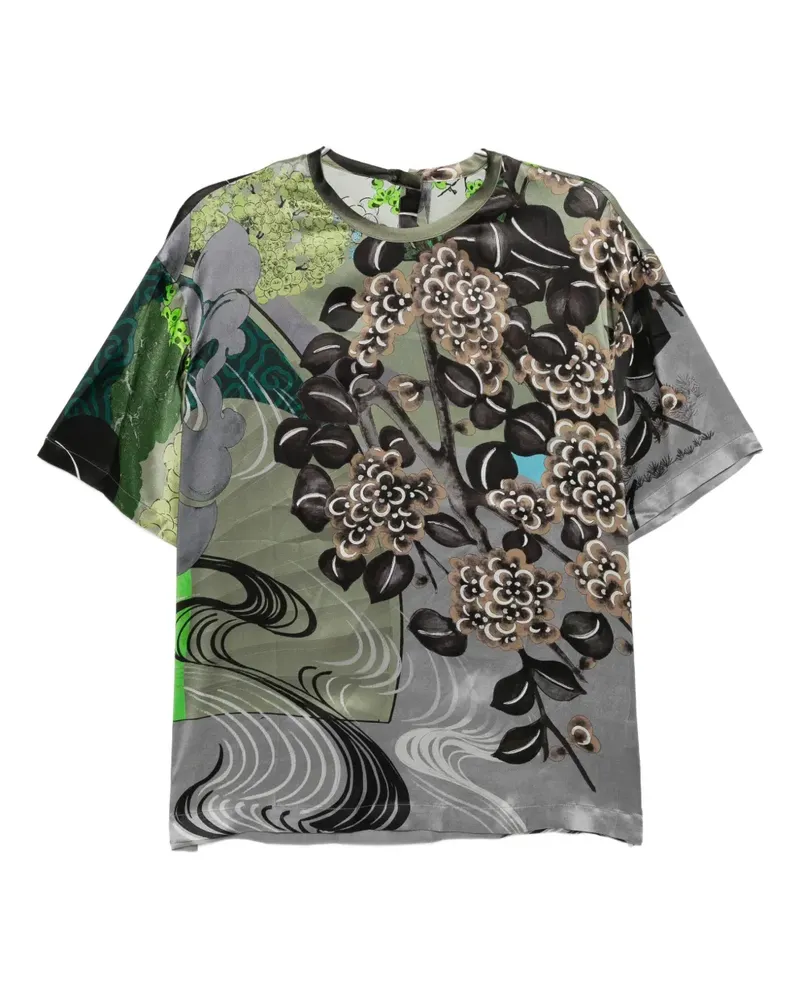 JNBY Kurzärmeliges Seidenoberteil - Schwarz Schwarz